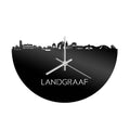 Skyline Clock Landgraaf Black Glossy