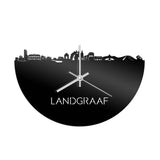 Skyline Klok Landgraaf Zwart Glanzend