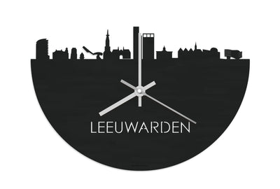 Skyline Clock Leeuwarden Black