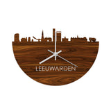 Skyline Klok Leeuwarden Palissander houten cadeau decoratie relatiegeschenk van WoodWideCities