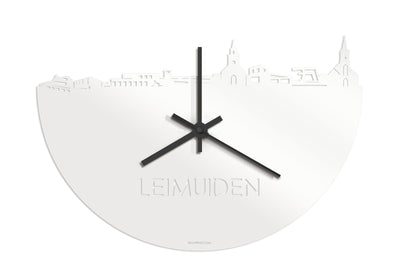 Skyline Klok Leimuiden Wit Glanzend