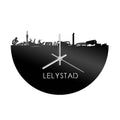 Skyline Clock Lelystad Black Glossy