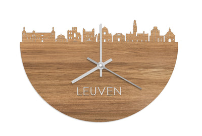 Skyline Clock Leuven Oak