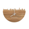 Skyline Klok Leuven Eiken houten cadeau wanddecoratie relatiegeschenk van WoodWideCities