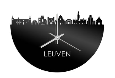 Skyline Clock Leuven Black Glossy