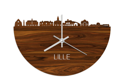 Skyline Clock Lille Rosewood