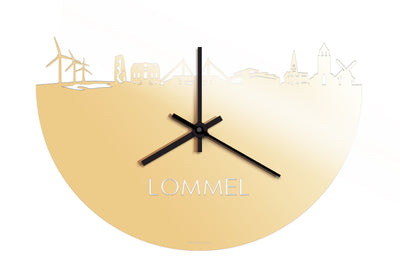 Skyline Klok Lommel Goud Metallic