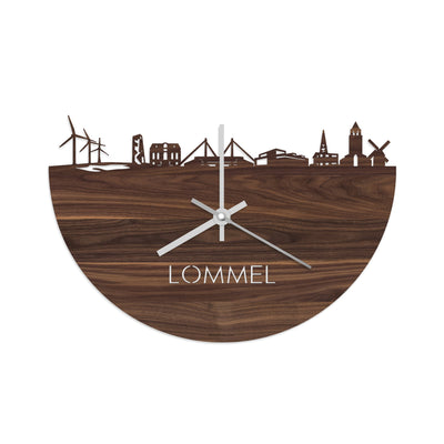 Skyline Clock Lommel Walnut