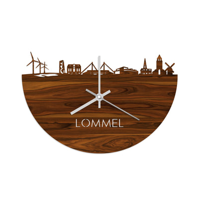 Skyline Clock Lommel Rosewood