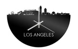 Skyline Klok Los Angeles Zwart Glanzend