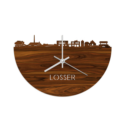 Skyline Clock Losser Rosewood