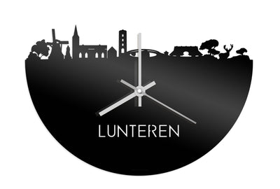 Skyline Klok Lunteren Zwart Glanzend