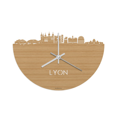 Skyline Clock Lyon Bamboo