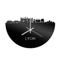 Skyline Clock Lyon Black Glossy