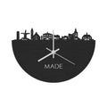 Skyline Clock Made Black