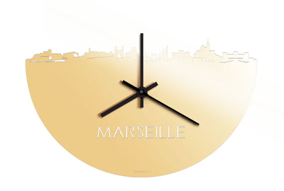 Skyline Klok Marseille Goud Metallic