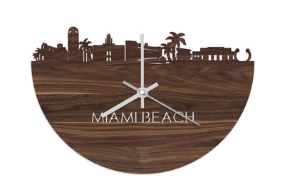 Skyline Clock Miami Beach Nuts