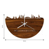 Skyline Klok Middelburg Palissander houten cadeau wanddecoratie relatiegeschenk van WoodWideCities