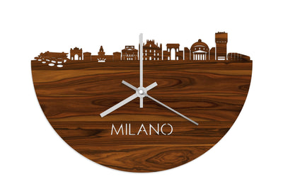 Skyline Clock Milano Rosewood