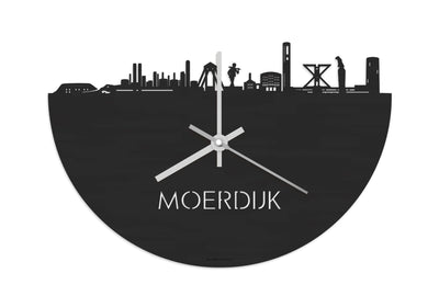 Skyline Clock Moerdijk Black