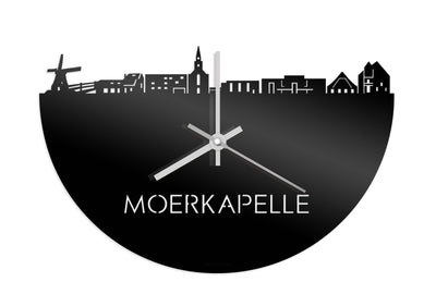 Skyline Clock Moerkapelle Black Glossy