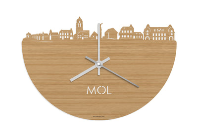 Skyline Clock Mole Bamboo