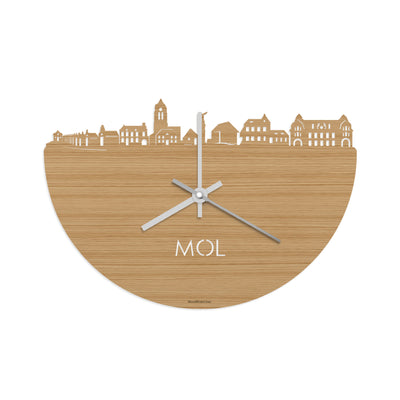 Skyline Clock Mole Bamboo