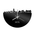 Skyline Clock Mole Black Glossy