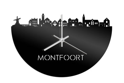 Skyline Clock Montfoort Black Glossy