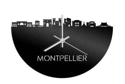 Skyline Klok Montpellier Zwart Glanzend