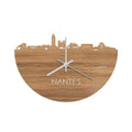 Skyline Clock Nantes Oak
