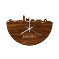 Skyline Clock Nantes Rosewood