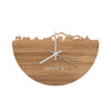 Skyline Klok Napoli Eiken houten cadeau decoratie relatiegeschenk van WoodWideCities