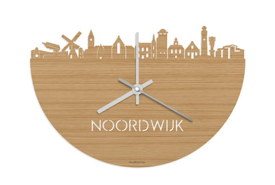 Skyline Clock Noordwijk Bamboo