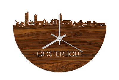 Skyline Clock Oosterhout Rosewood