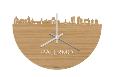 Skyline Clock Palermo Bamboo