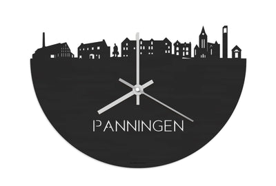 Skyline Clock Panningen Black