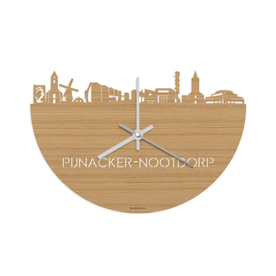 Skyline Clock Pijnacker-Nootdorp Bamboo