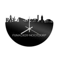 Skyline Clock Pijnacker-Nootdorp Black Glossy