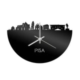 Skyline Klok Pisa Zwart Glanzend