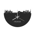 Skyline Clock Prague Black