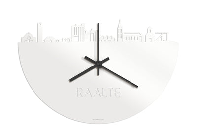Skyline Klok Raalte Wit Glanzend