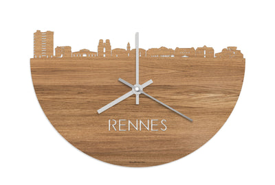 Skyline Clock Rennes Oak