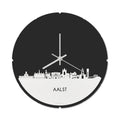 Skyline Klok Rond Aalst Wit Glanzend