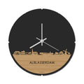 Skyline Klok Rond Alblasserdam Bamboe