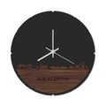 Skyline Klok Rond Alblasserdam Noten