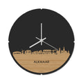 Skyline Klok Rond Alkmaar Bamboe
