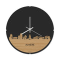 Skyline Klok Rond Almere Bamboe