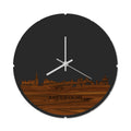 Skyline Klok Rond Amersfoort Palissander