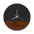 Skyline Klok Rond Apeldoorn Palissander